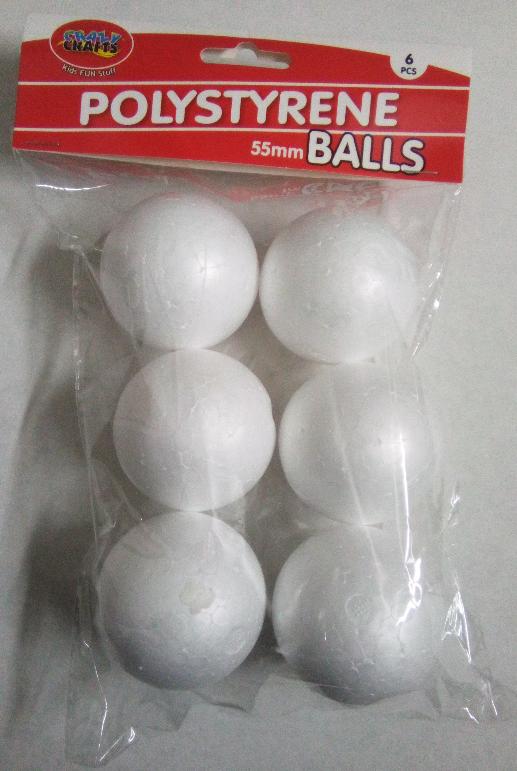 Polystyrene Balls Various Sizes