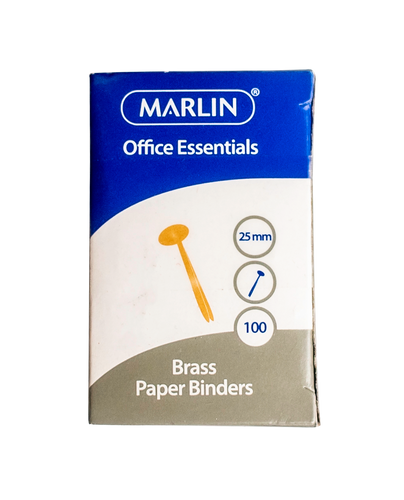Brass Paper Binders 25mm | 100pc