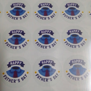 Happy Father's Day Stickers (24pcs)