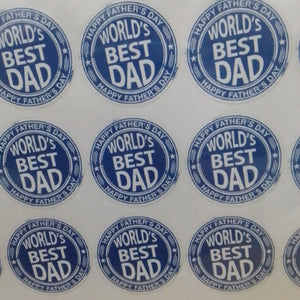 Happy Father's Day Stickers (24pcs)