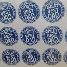 Load image into Gallery viewer, Happy Father&#39;s Day Stickers (24pcs)