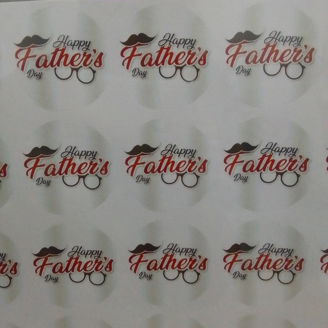 Happy Father's Day Stickers (24pcs)
