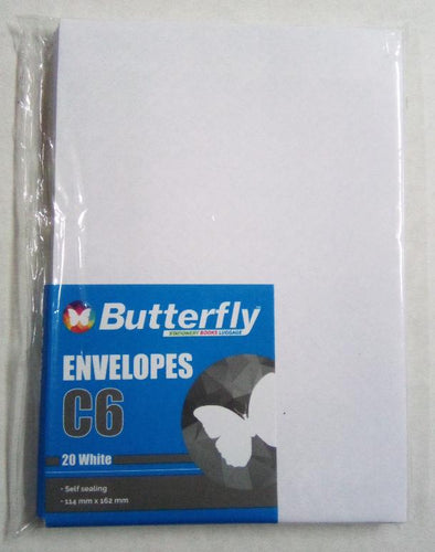 White Envelopes | 114x162mm