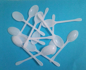 Plastic Tea Spoons [50 Pack]