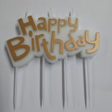 Load image into Gallery viewer, Happy Birthday Candle | Various Colours 