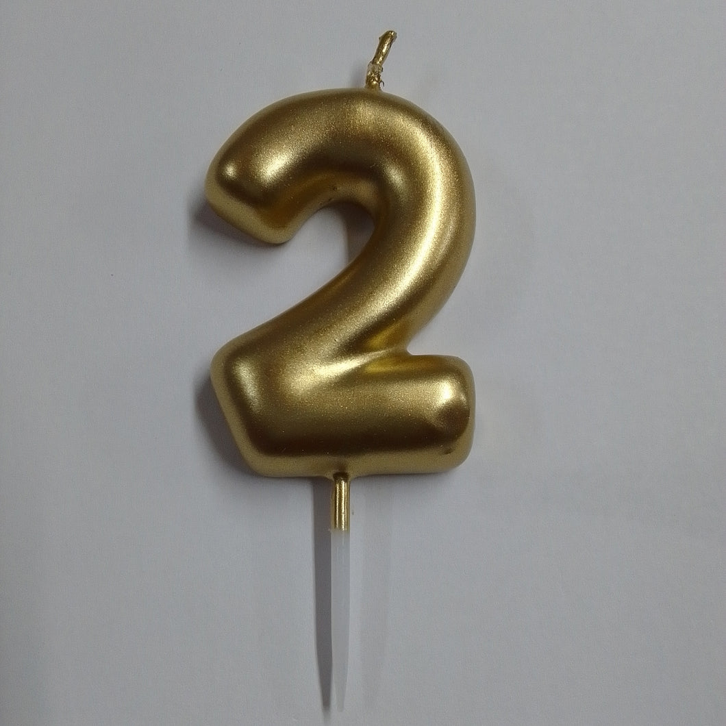 Gold Number Birthday Candles | Various