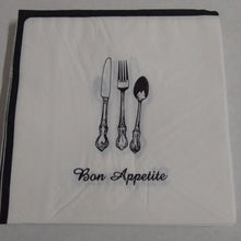 Load image into Gallery viewer, Serviettes Bon Appetite (20pcs)