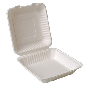 Clamshell Take-Out Container - Biodegradable