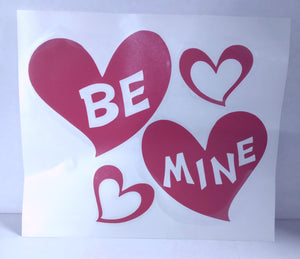 Valentine's balloon stickers