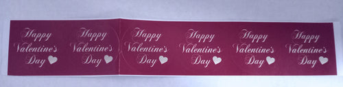 Valentine's day stickers (6pcs)