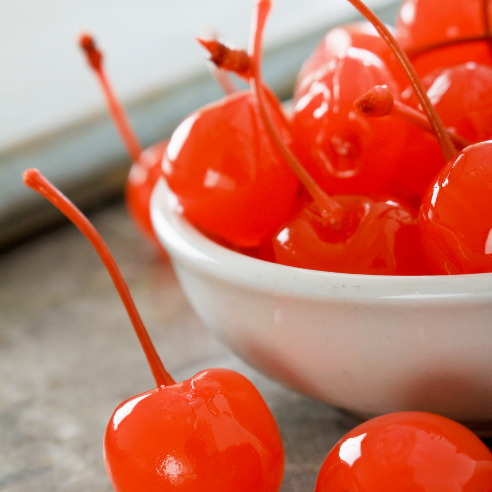 Glazed Red Cherries | Whole