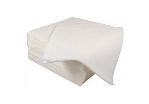 Serviettes plain white (1ply / 2ply)