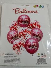 Load image into Gallery viewer, Happy Birthday Balloons Set (8pcs)