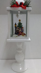 Xmas White Lantern / Deco