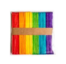 Load image into Gallery viewer, Craft Sticks [50 Pack] [Medium Multicoloured]
