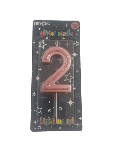 Glitter No.2 Rose Gold Candle