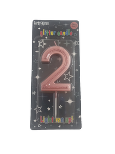 Glitter No.2 Rose Gold Candle