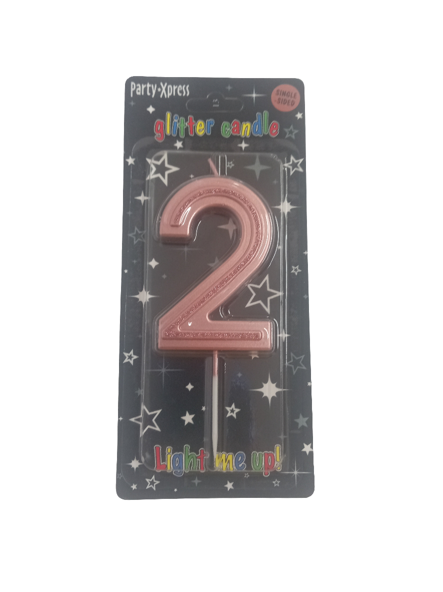 Glitter No.2 Rose Gold Candle