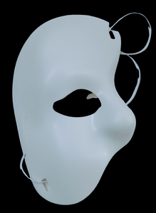 Mask Half Face Plastic White