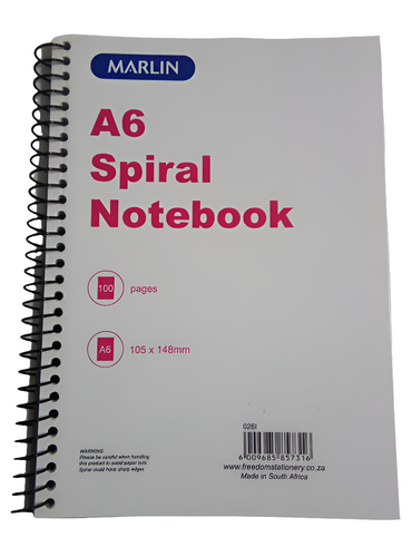 A6 Spiral Notepad (105x148mm)