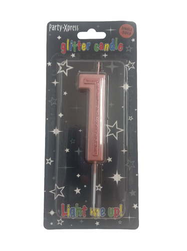 Glitter No.1 Rose Gold Candle