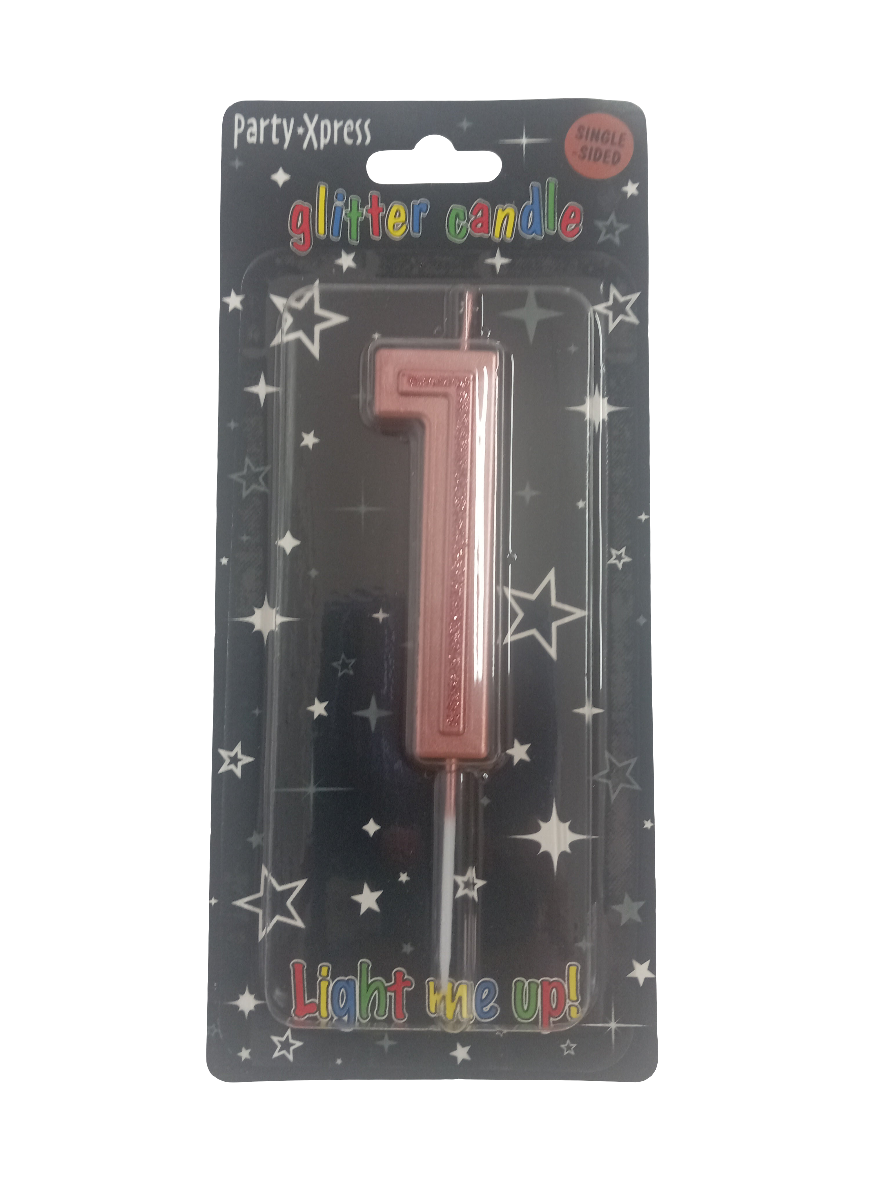 Glitter No.1 Rose Gold Candle