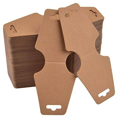 Jewellery Brown Card Display Tags 5x12cm(50pcs)