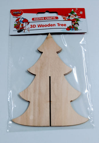 3D Wooden Tree