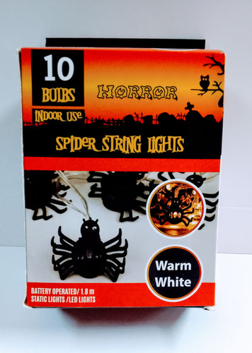 Spider String Lights (Warm White)