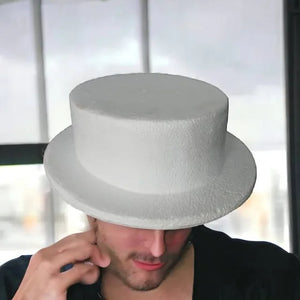 Poly Hat (Cheese Cutter Boater)