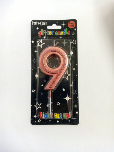 Glitter No.9 Rose Gold Candle