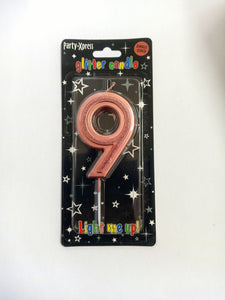 Glitter No.9 Rose Gold Candle