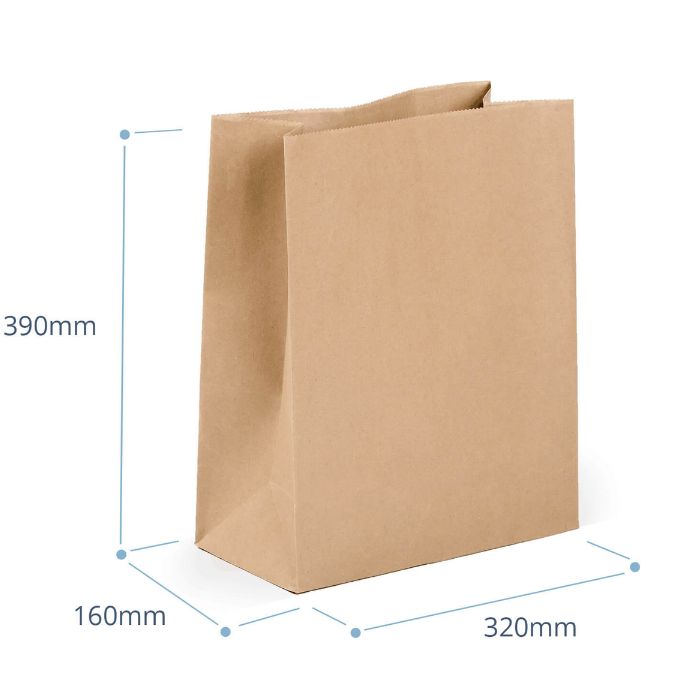 120GSM Kraft Bags (Small)