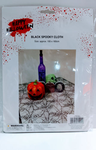 Halloween Black Spooky Cloth
