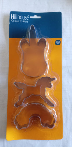 Cookie Cutter - 3pcs Unicorn Set