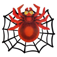Load image into Gallery viewer, Hanging Spider on Spiderweb Honeycomb