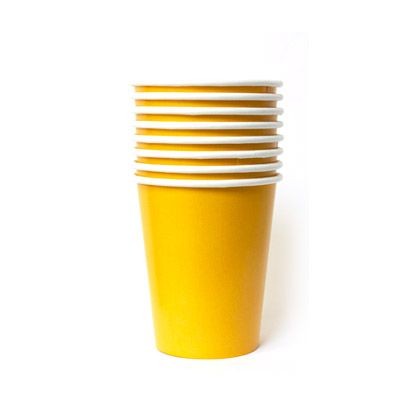 Yellow Paper party Cups