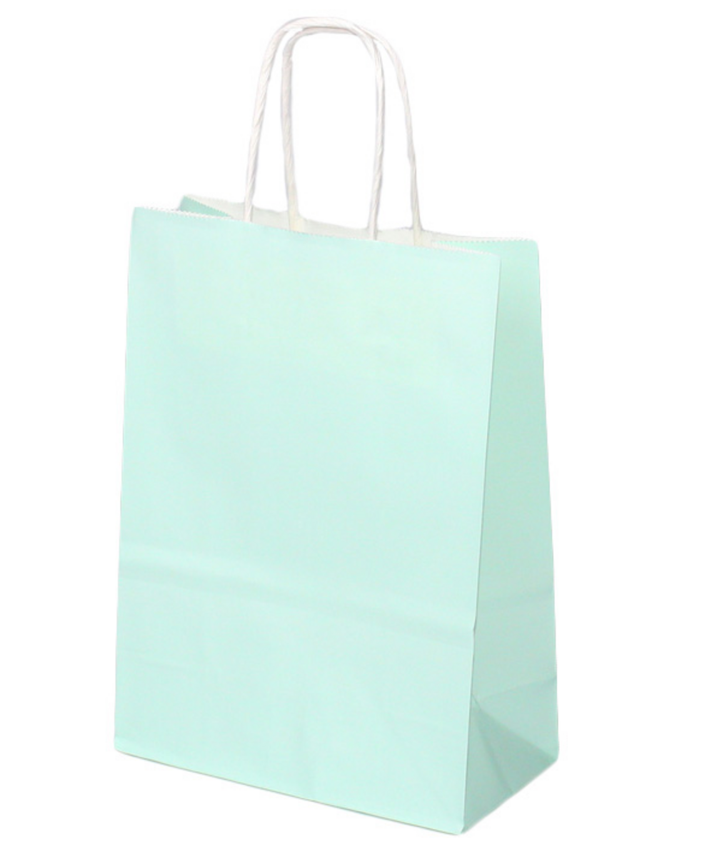 Handle Gift Bags - Macaron Green