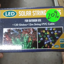 Load image into Gallery viewer, Multicolour Solar string light&#39;s (12m X 120 Globes)