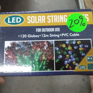 Multicolour Solar string light's (12m X 120 Globes)