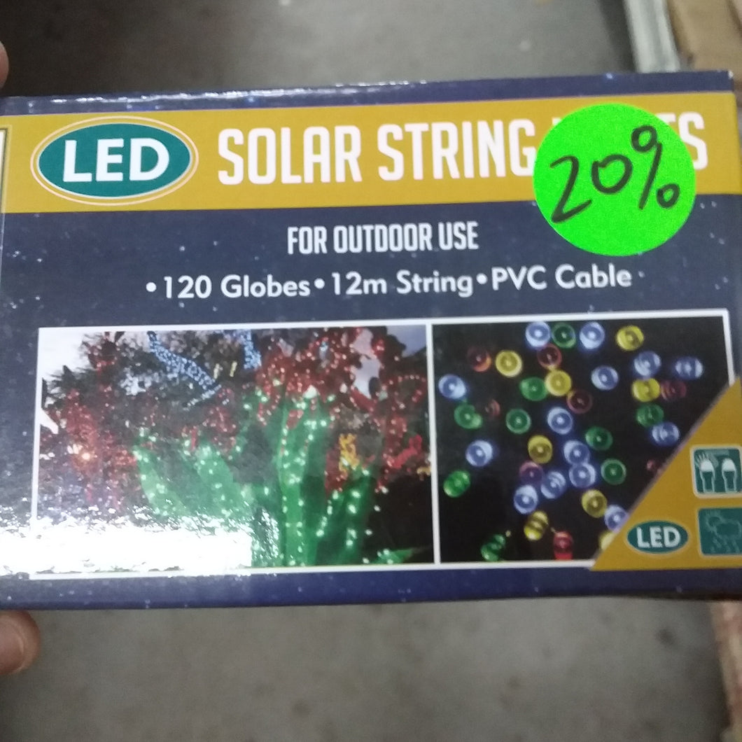 Multicolour Solar string light's (12m X 120 Globes)