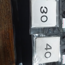 Load image into Gallery viewer, Numbers Stickers (8pcs) 30/40/50/60/70/60/80/90