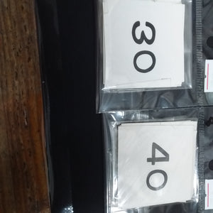 Numbers Stickers (8pcs) 30/40/50/60/70/60/80/90