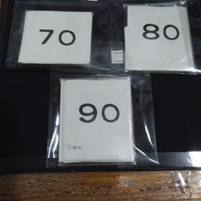 Load image into Gallery viewer, Numbers Stickers (8pcs) 30/40/50/60/70/60/80/90