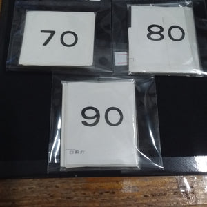 Numbers Stickers (8pcs) 30/40/50/60/70/60/80/90