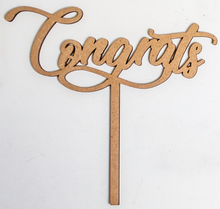 Load image into Gallery viewer, Congrats | Cake Topper