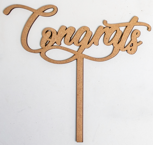 Congrats | Cake Topper