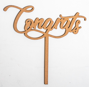 Congrats | Cake Topper