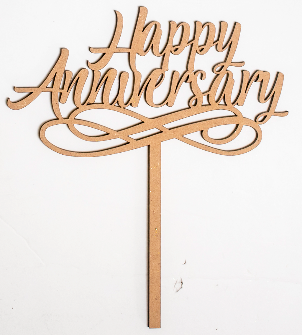 Happy Anniversary | Cake Topper