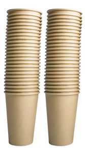 Take Away Cups "Bamboo" [175ml] [50 Pack]